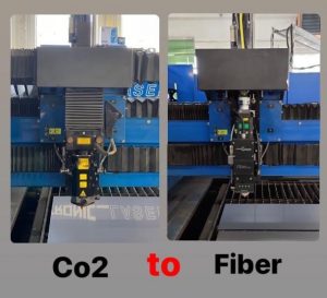 Upgrade/Change a Bystronic CO2 machine to a fiber laser cutting machine